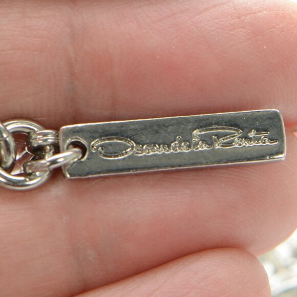 Oscar de la Renta Crystal Necklace - Picture 4 of 7